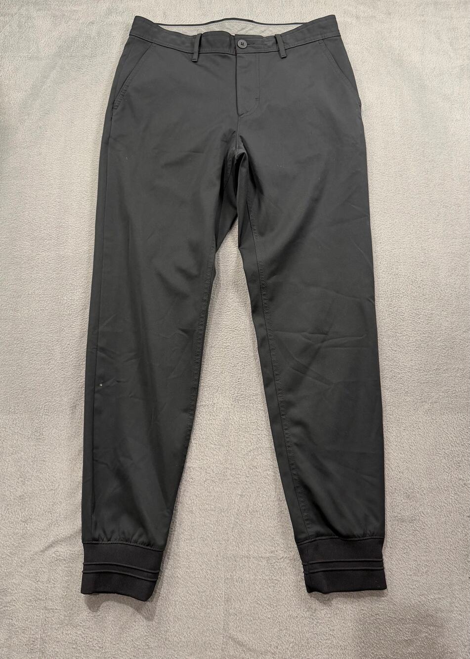 Michael Kors Slim Fit Joggers 30x32 Black Performance Chino Pants‎ Men Stretch